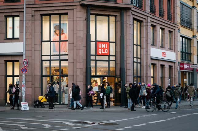 Uniqlo is owned by retail company Fast Retailing.