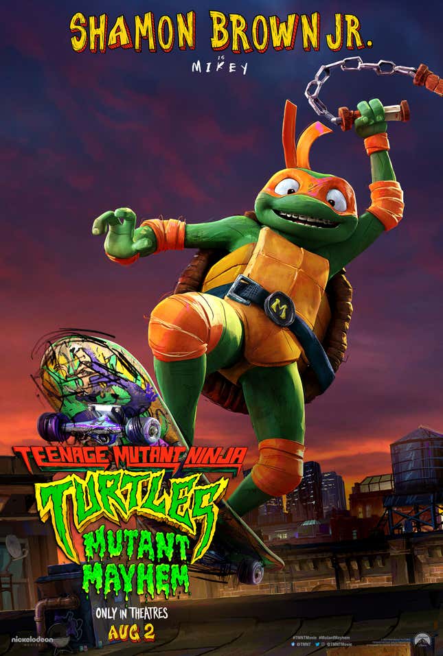 Teenage Mutant Ninja Turtles: Mutant Mayhem Cast, Characters & Actors