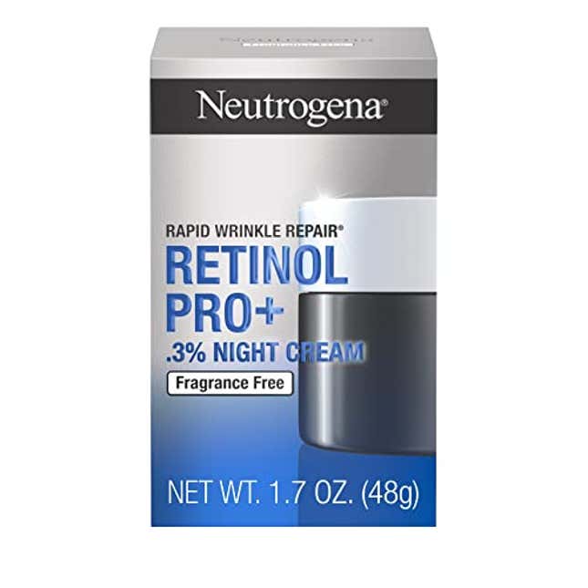 Image for article titled Neutrogena Rapid Wrinkle Repair Retinol Pro+ Anti-Wrinkle Night Moisturizer, Now 53% Off