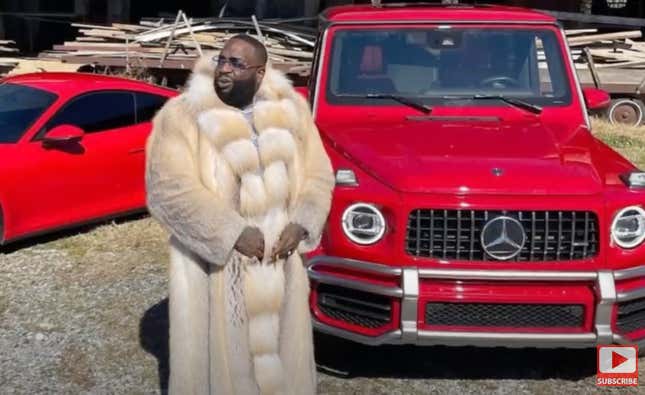 Image for article titled 18 Photos of Rapper Rick Ross&#39; Massive Custom Car Collection