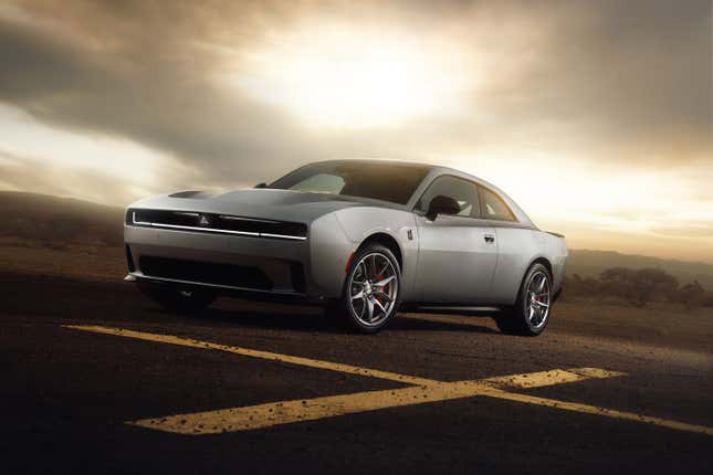 Dodge plans to build electric and gas-powered versions of its 2024 Charger Daytona. 