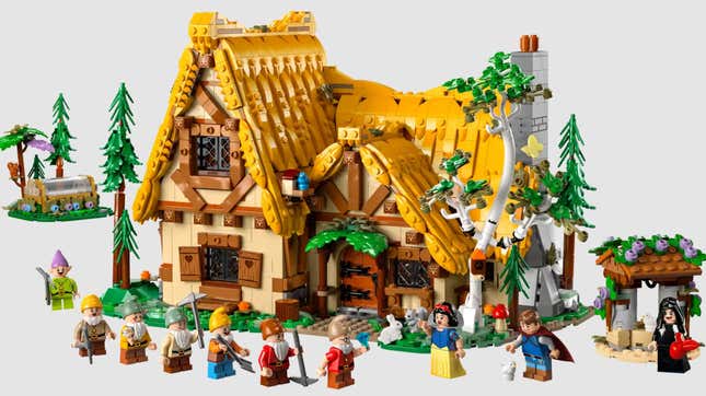 Set de Lego de cabaña de B lancanieves de Disney