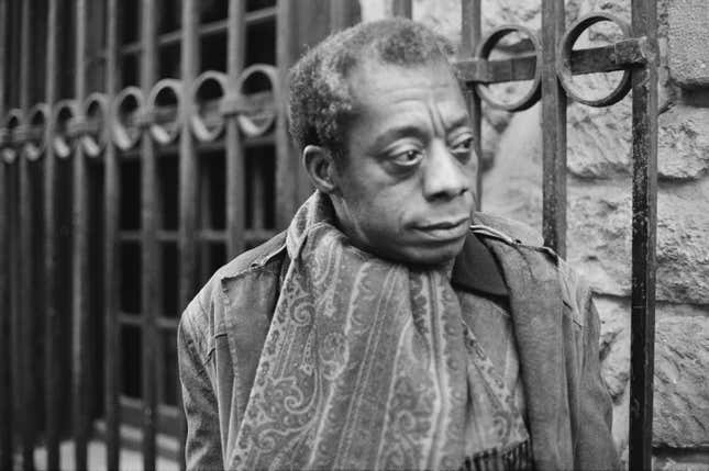 American Writer James Baldwin in Paris. 