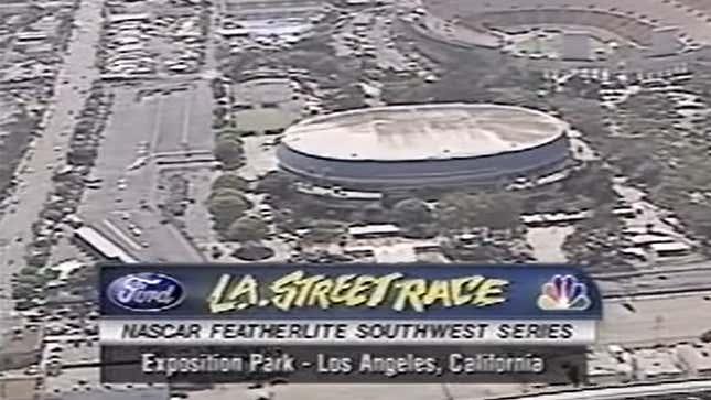 Image for article titled How NASCAR First Visited The LA Coliseum in 1999