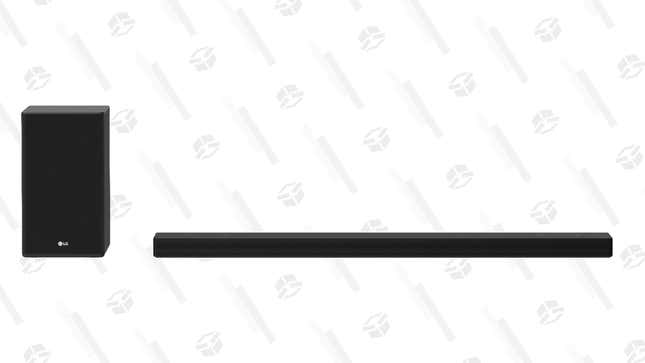 LG 2.1 Channel Soundbar With Subwoofer | $140 | Best Buy
LG 3.1.2 Channel Soundbar With Dolby Atmos | $500 | Best Buy
LG 5.1.2 Channel Soundbar With Wireless Subwoofer | $650 | Best Buy