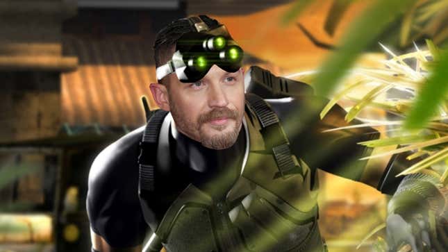 In the world's greatest piece of Photoshoppery, Tom Hardy appears as Sam Fisher.