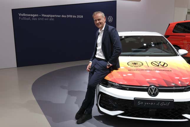 “We have employees whose grandfathers also worked at Volkswagen. I want their grandchildren to be able to work here, too,” said Volkswagen CEO Oliver Blume.