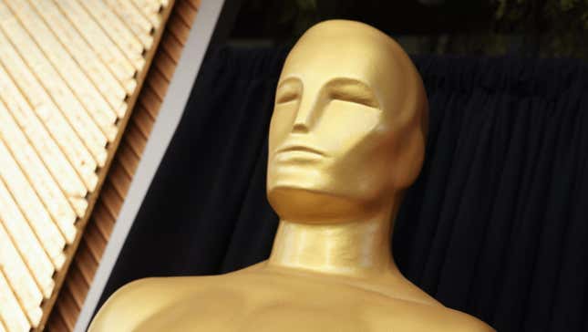 Eine riesige Oscar-Statuette
