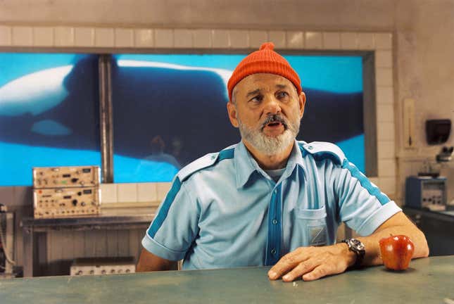 Steve Zissou giving orders