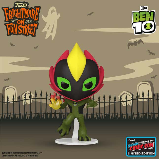  Funko Pop! TV: Ben 10- Swampfire Vinyl Figure (Fall 2022 Shared  Convention Exclusive) : Toys & Games