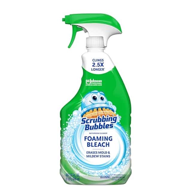 Image for article titled Scrubbing Bubbles Foaming Bleach Bathroom and Shower Cleaner Disinfectant Spray, Now 14% Off