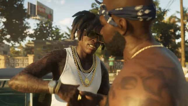 Screenshot from the very first trailer of GTA 6.