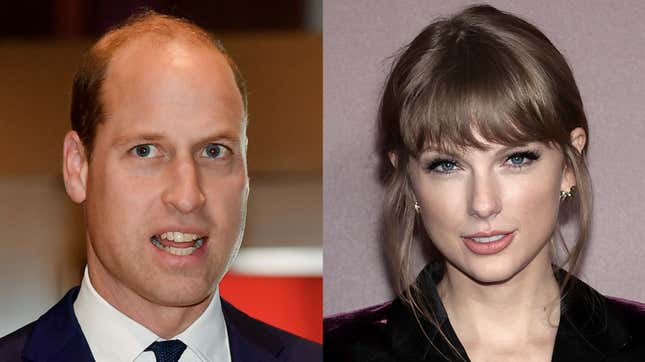 Image for article titled Taylor Swift Made Prince William Sing Livin' On A Prayer With Bon Jovi and He Didn't Know The Words
