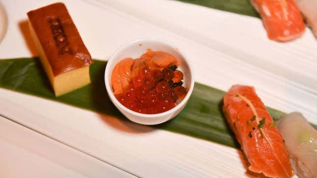 Fancy Nobu food