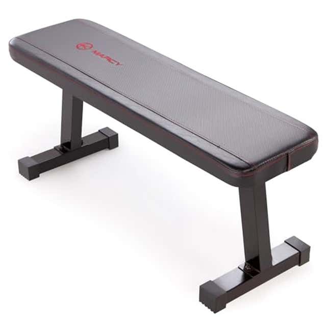 Image for article titled Marcy Flat Utility 600 lbs Capacity Weight Bench for Weight Training and Ab Exercises SB-315 , Now 28% Off