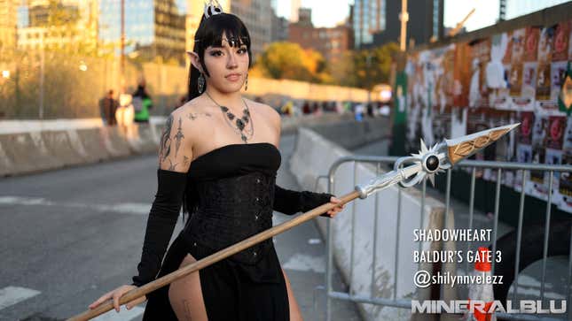 A cosplayer at New York Comic-Con 2024