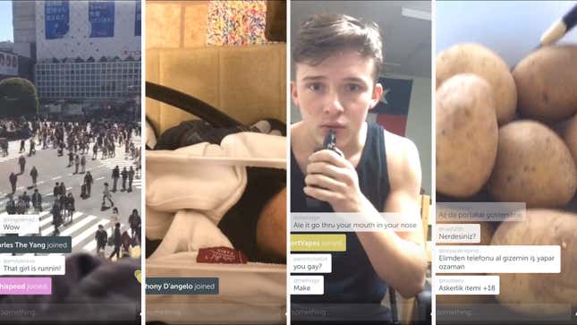 Scenes from Periscope