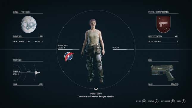 Character Menu 