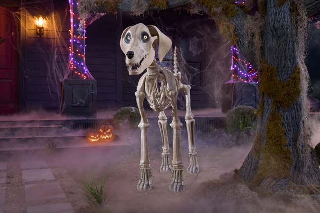 5 Ft. Skeleton Dog