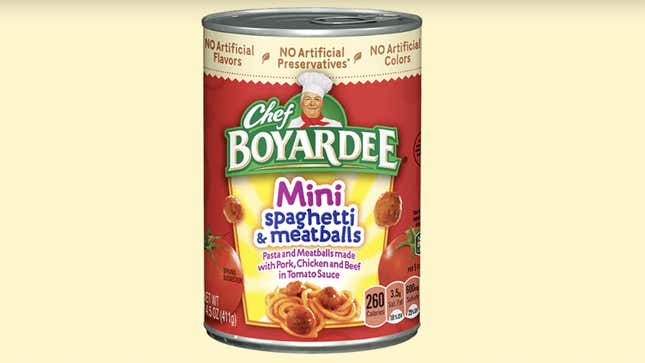 Image for article titled Every Chef Boyardee Product, Ranked