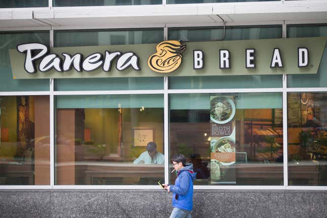 A Panera Bread restaurant on May 5, 2015 in Chicago, Illinois. 