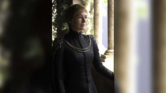 Cersei Lannister in a scene from Game of Thrones.