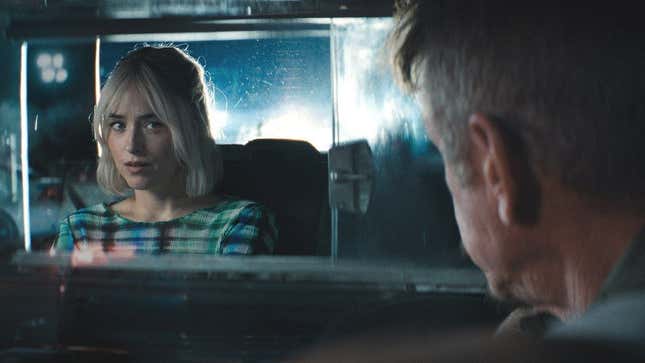 Dakota Johnson and Sean Penn in Daddio