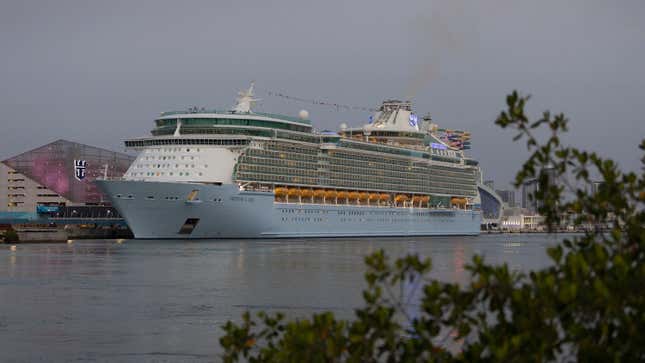 Royal Caribbean’s Freedom of the Seas docked at PortMiami