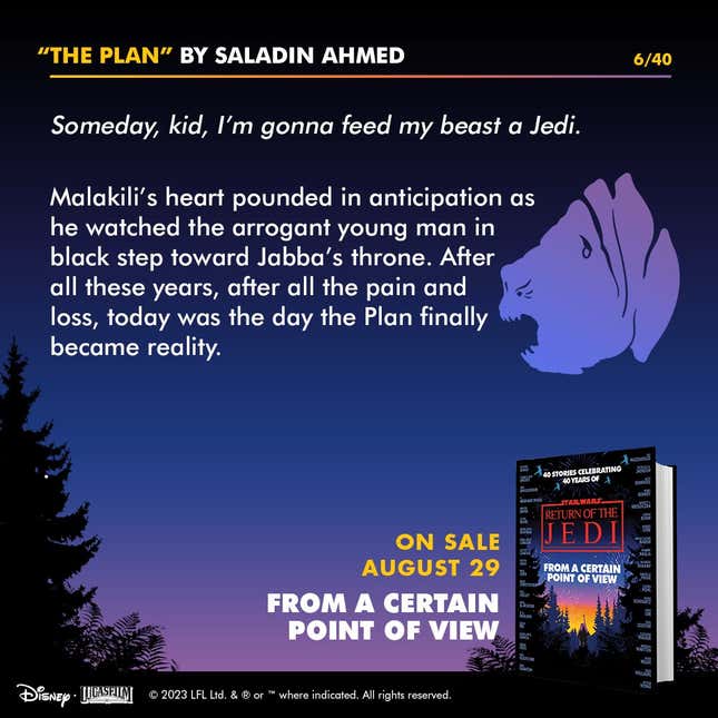 Image for article titled Return of the Jedi&#39;s 40th Anniversary Anthology Stars Anakin, Ewoks, and Dexter Jettster