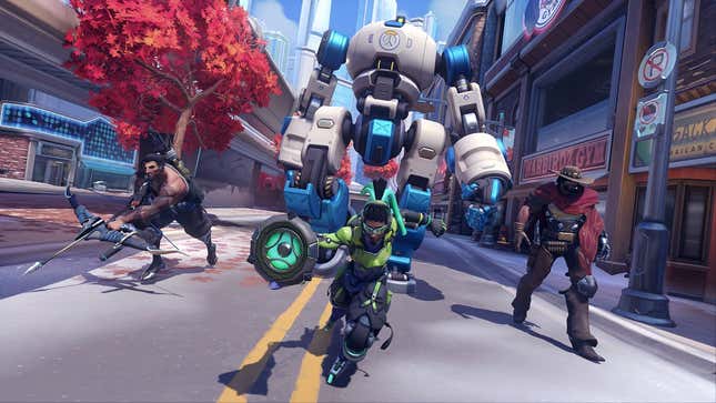 Lucio, Cassidy, and Hanzo are seen escorting TS-1.