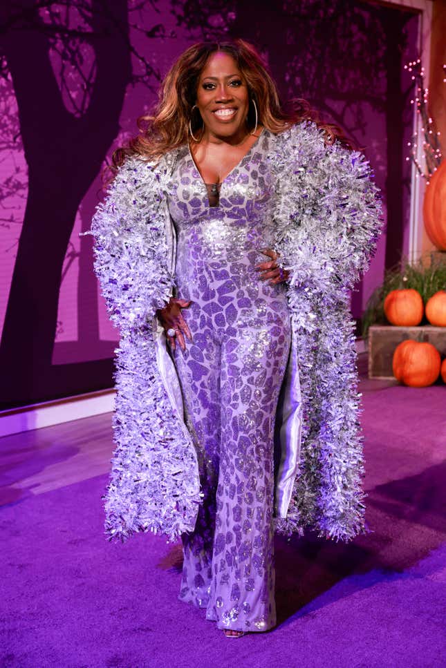 LOS ANGELES - OCTOBER 24: Trick or Treat - It’s THE TALK’s Halloween Palooza! The hosts transform into today’s hottest music superstars Tuesday, October 31, 2023, on the CBS Television Network and Paramount+.Pictured: Beyonce (Sheryl Underwood) as Beyonce. 