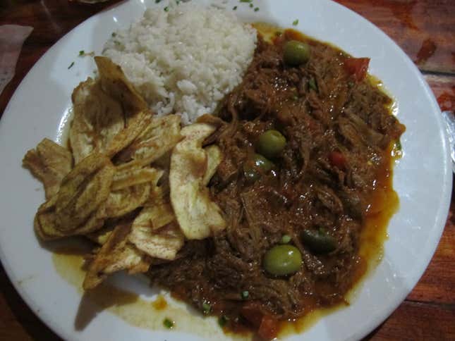 Ropa Vieja, made out of scarce beef, is back on menus, though it remains a luxury few Cubans can afford.
