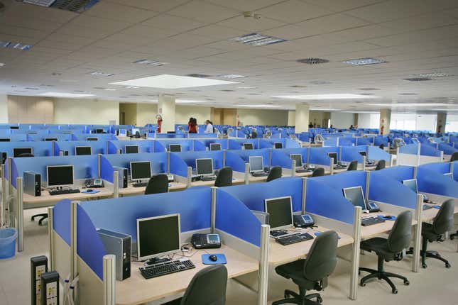 Layoffs create empty desks at many companies