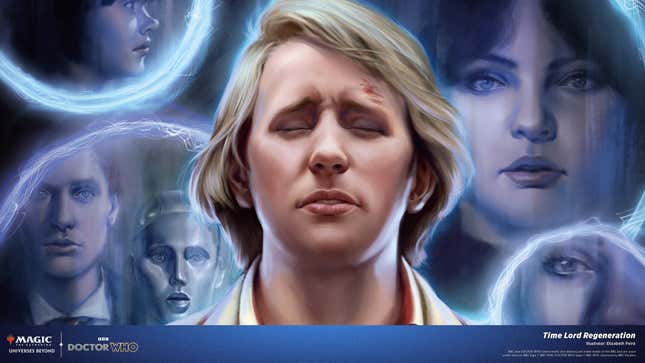 Image for article titled Get a Peek at Magic: The Gathering&#39;s New Doctor Who Set