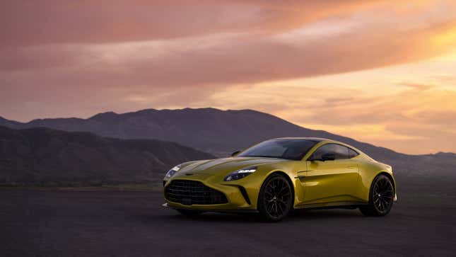 A photo of the new Aston Martin Vantage sports car