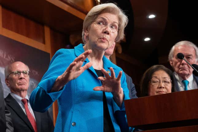 Sen. Elizabeth Warren introduced the Corporate Crimes Against Health Care Act on Tuesday. 