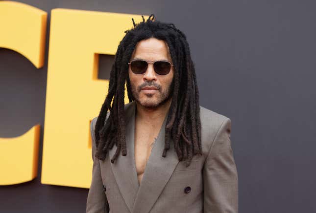 : Lenny Kravitz attends the European premiere of “Blink Twice” at the Odeon Luxe Leicester Square on August 19, 2024 in London, England.