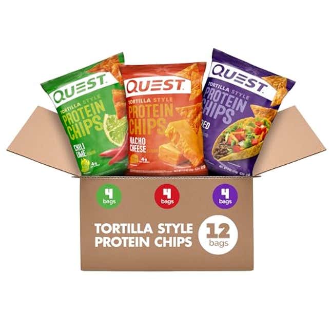 Image for article titled Quest Nutrition Tortilla Style Protein Chips Variety Pack, Now 10% Off