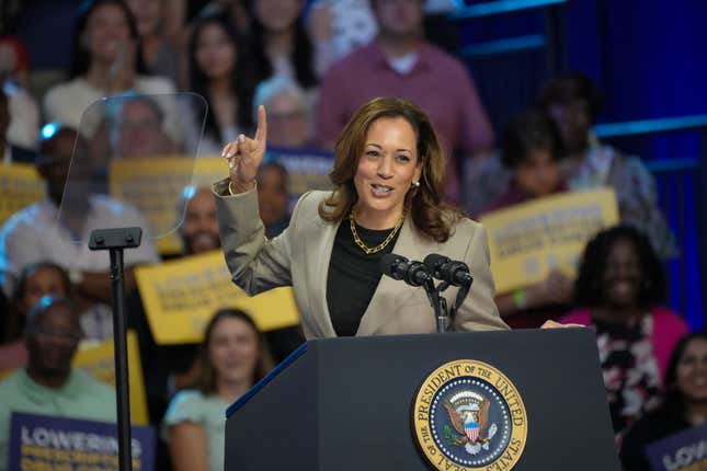 President Biden and Vice President Harris appeared together at an event on prescription drug prices, on August 15, 2024.