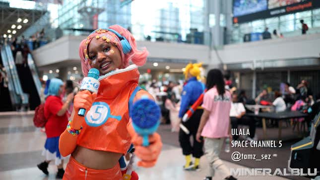 A cosplayer at Anime NYC 2024