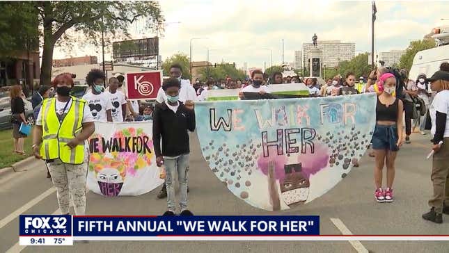 Image for article titled Hundreds March in Chicago to Call Attention to Missing, Murdered Black Women