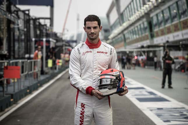 Alexander Rossi ahead of the 2015 Singapore Grand Prix.