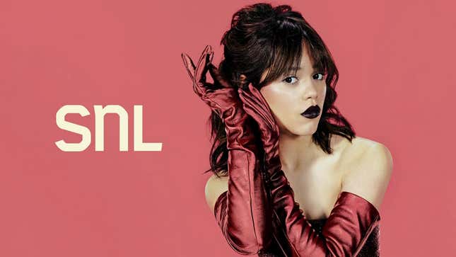 Image for article titled Scream queen Jenna Ortega hosts a dark and twisted Saturday Night Live