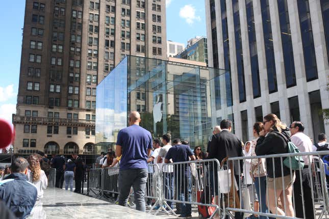 The line outside moved quickly—if you had a reservation.