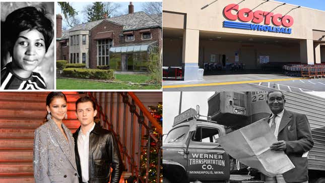 Image for article titled A Look Inside Aretha Franklin’s 1990s Detroit Mansion, Companies That Continue To Support DEI, Tom Holland Kicks It With Zendaya’s Family, Black History Month Facts You Didn’t Learn In School And More