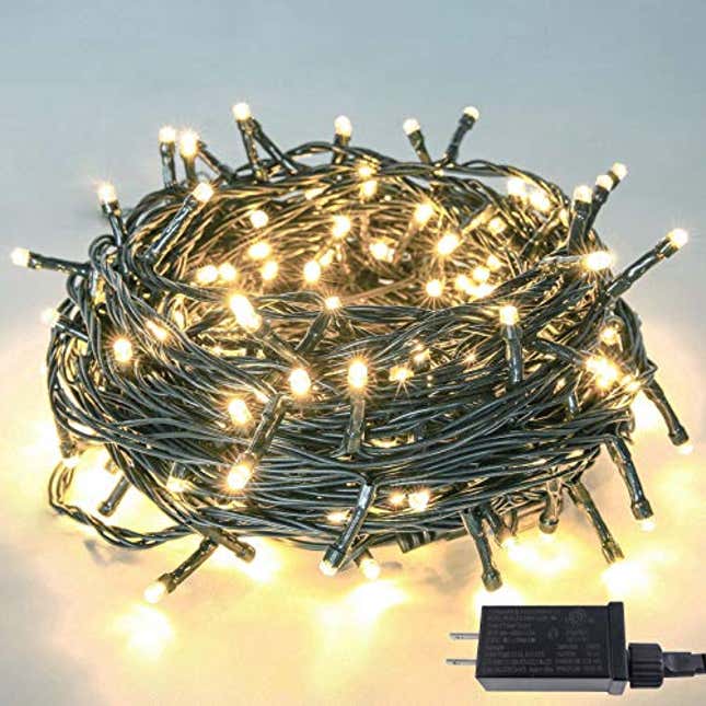 Image for article titled Upgraded 82FT 200 LED Christmas String Lights Outdoor/Indoor, Now 33% Off