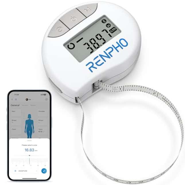 Image for article titled RENPHO Smart Tape Measure, Now 29% Off