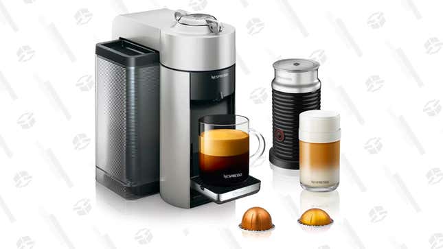 Nespresso Vertuo Coffee and Espresso Machine Bundle with Aeroccino Milk Frother by De’Longhi | $232 | 15% Off | Wayfair