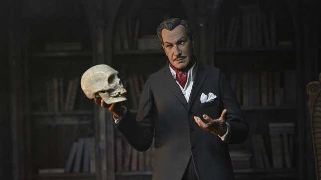 Image for article titled This Vincent Price Figure Comes With a Tiny Cookbook and True Fans Know Why