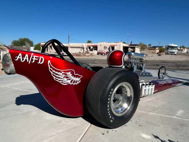 Image for article titled At $31,000, Is This 1967 Logghe Dragster A Cackling-Good Deal?